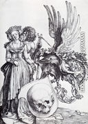 Coat Of Arms With A Skull - Albrecht Durer