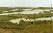 A River Estuary - Albert Bierstadt