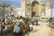 An Open Air Restaurant  Lahore - Edwin Lord Weeks
