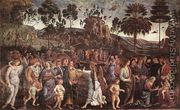 Moses's Journey into Egypt and the Circumcision of His Son Eliezer c. 1482 - Pietro Vannucci Perugino