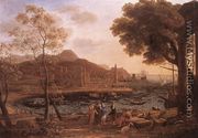 Harbour Scene with Grieving Heliades c. 1640 - Claude Lorrain (Gellee)