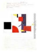 Principles Of A Mural Painting - Kazimir Severinovich Malevich