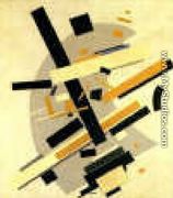 Suprematism (Supremus N58 With Yellow And Black) - Kazimir Severinovich Malevich
