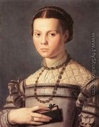 Portrait of a Young Girl 1541-45 - Agnolo Bronzino