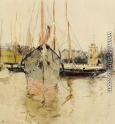 Boats   Entry To The Medina In The Isle Of Wight Aka Pugad Baboy - Berthe Morisot