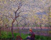 An Orchard In Spring - Claude Oscar Monet