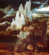St Jerome in Rocky Landscape c. 1520 - Joachim Patenier (Patinir)