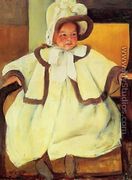 Ellen Mary Cassatt In A White Coat - Mary Cassatt