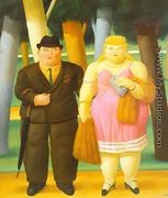 A Couple 1999 - Fernando Botero