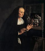Portrait of a Widow at her Devotions - Leandro Bassano