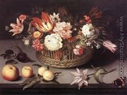 Basket of Flowers - Johannes Bosschaert