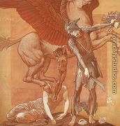 The Birth of Pegasus & Chrysaor from the Blood of Medusa 1876-85 - Sir Edward Coley Burne-Jones