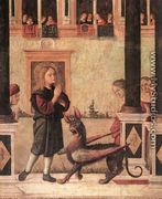 The Daughter of of Emperor Gordian is Exorcised by St Triphun (detail) 1507 - Vittore Carpaccio