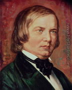 Portrait of Robert Schumann (1810-1856) - Gustav Zerner