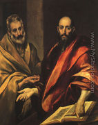 Apostles Peter and Paul 1592 - El Greco (Domenikos Theotokopoulos)
