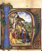 Nativity (in an Antiphonary) c. 1460 - Francesco Di Giorgio Martini
