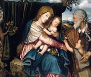 The Holy Family with the Infant St John 1585 - Niccolo Frangipane