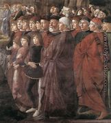 Calling of the Apostles (detail 2) 1481 - Domenico Ghirlandaio