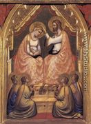 Baroncelli Polyptych- Coronation of the Virgin c. 1334 - Giotto Di Bondone