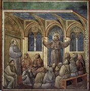 Legend of St Francis- 18. Apparition at Arles 1297-1300 2 - Giotto Di Bondone