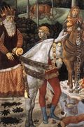 Procession of the Oldest King (detail 2) 1459-60 - Benozzo di Lese di Sandro Gozzoli