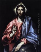 Christ as Saviour 1610-14 - El Greco (Domenikos Theotokopoulos)
