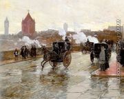Clearing Sunset (Corner of Berkeley St. and Columbus Ave.) 1890 - Childe Hassam