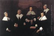 Regentesses of the Old Men's Almshouse  1664 - Frans Hals