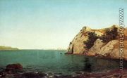 Beacon Rock at Newport Harbor  1857 - John Frederick Kensett