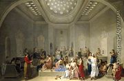 A Female Turkish Bath or Hammam  1785 - Jean-Jacques-Francois Lebarbier