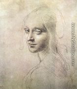 Head of a girl c. 1483 - Leonardo Da Vinci