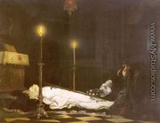 The Mourning of Laszlo Hunyadi  1859 - Viktor Madarasz