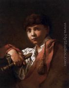 Boy with Flute  1740-50 - Domenico Maggiotto