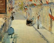 Rue Mosnier with Flags  1878 - Edouard Manet