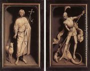Triptych of the Family Moreel (closed) 1484 - Hans Memling