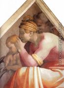 Ancestors of Christ- figures (5) (detail)  1511 - Michelangelo Buonarroti