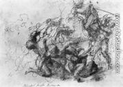 Battle Scene 1504 - Michelangelo Buonarroti