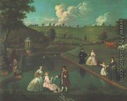 View of the Temple Pond at Beachborough Manor - Edward Haytley