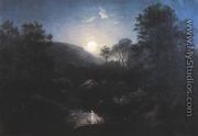 Moonlit Landscape - Witold Pruszkowski