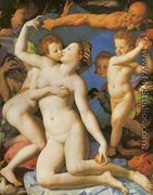 Allegory called Venus, Cupid, Folly, and Time - Agnolo Bronzino