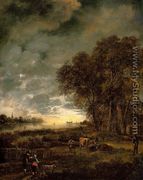 A Landscape with a River at Evening 1650 - Aert van der Neer