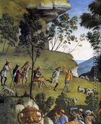 Moses's Journey into Egypt and the Circumcision of His Son Eliezer (detail-4) c. 1482 - Pietro Vannucci Perugino