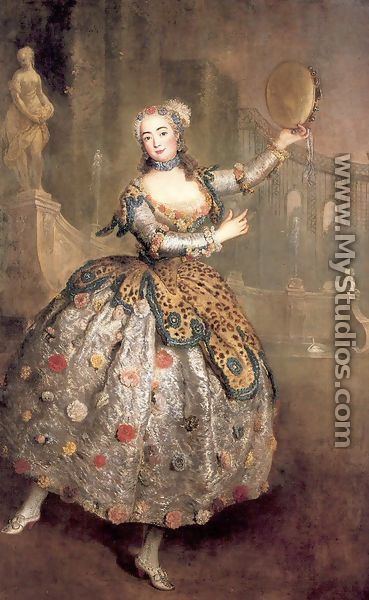 The Dancer Barbara Campanini 1745 - Antoine Pesne