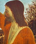 Baptism of Christ (detail-1) 1448-50 - Piero della Francesca