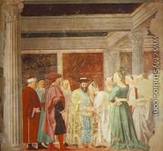 Meeting of Solomon and the Queen of Sheba (right view) c. 1452 - Piero della Francesca