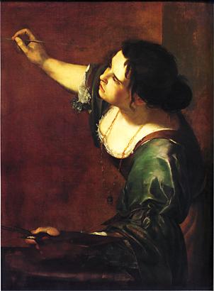Gentileschi, Self Portrait